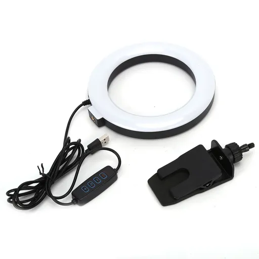 6in Adjustable Conference Video Fill Light USB Powered Fill Light Lamp for Media Meeting