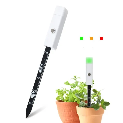 Soil Moisture Meter,Plant Water Meter for House Plants, Indoor Potted Plants & Outdoor Plants, Smart Soil Moisture with 3 Colorful
