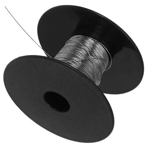 Heavy Duty Stainless Steel Picture Hanging Wire Roll with 30 Aluminum Sleeves for Picture Frames and Hanging Projects