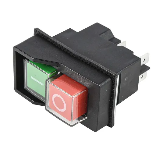 On-Off Magnetic Switch Compatible with Electric Power Tool Dust Collector Saw Grinder, 4-Pin, 120V,