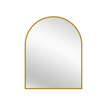 Gold Metal Arch Mirror - Small 80cm x 100cm