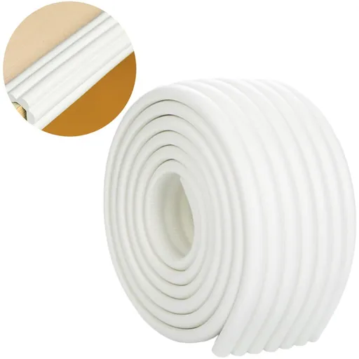 Baby Safety Corner Guard Thick Foam Edge Protector 2 m White