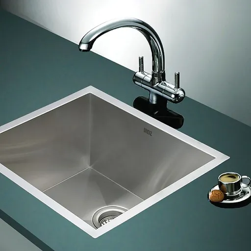 510x450mm Handmade 1mm 20 Gauge Stainless Steel Kitchen Laundry Sink with Waste