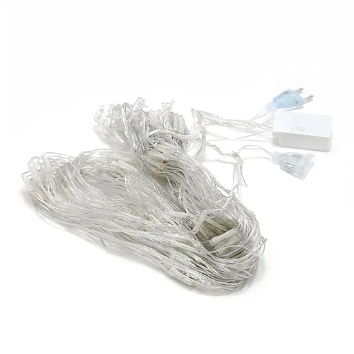 Net Mesh String LED Lights 4.9x4.9ft Waterproof Outdoor Christmas Net Lights for Christmas Outdoor Wedding