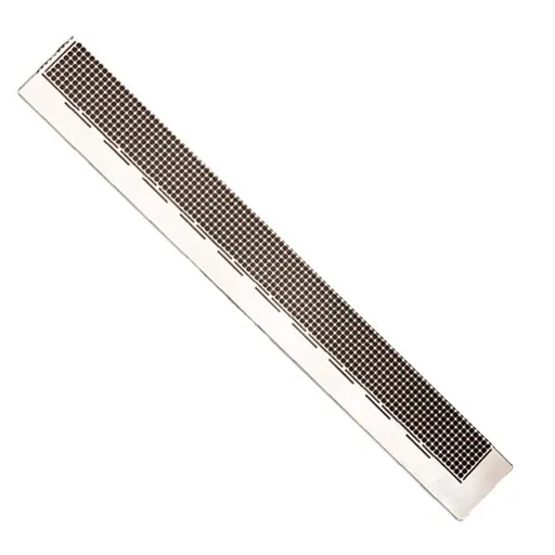 Rhinestone Painting Drawing Ruler Dot Drill Rhinestone Embroidery Mesh Ruler Stainless Steel Ruler Tool