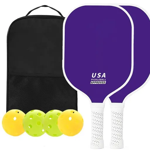 Glass Fiber Pickleball Paddle Set, Minimalist Style 08