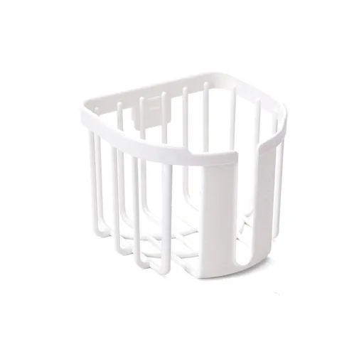 Toilet Paper Holder Wall Mounted Toilet Paper Basket Heavy Duty Bathroom Storage Rack for HouseholdWhite