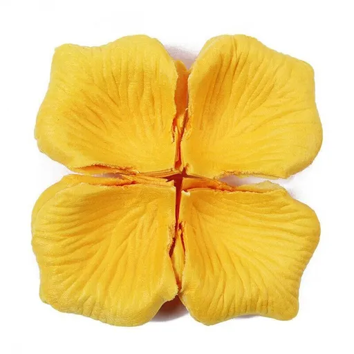 1000 PCS Silk Rose Petals Elegant Wedding or Event Decoration - Yellow