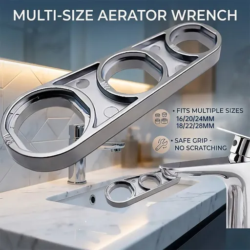 6 in 1 Tap Aerator Remover Wrench Installation Kit for Kitchen Sink Bathroom
