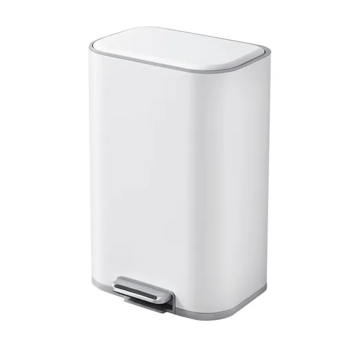 Cefito 30L Pedal Rubbish Bin Kitchen Trash Garbage Waste Can Soft Close White