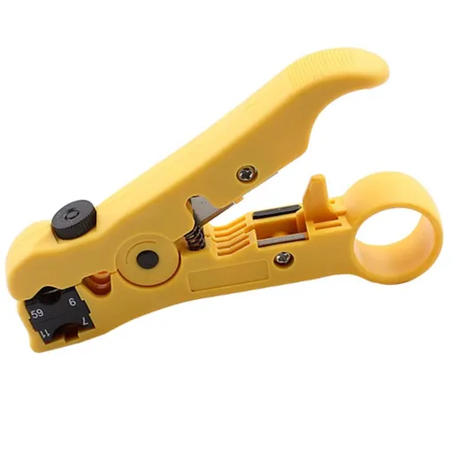 Universal Cable Stripper Cutter for Flat or Round Wire Coax Coaxial Stripping Tool Universal Cable Stripper Wire Coax Coaxial