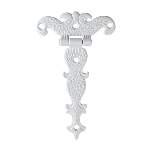 Tee Hinge Zinc Alloy Antique Bronze Decorative T-Strap Hinges Door Hinges with Screws Pack of 3 Hinge with Screws for Wooden Box