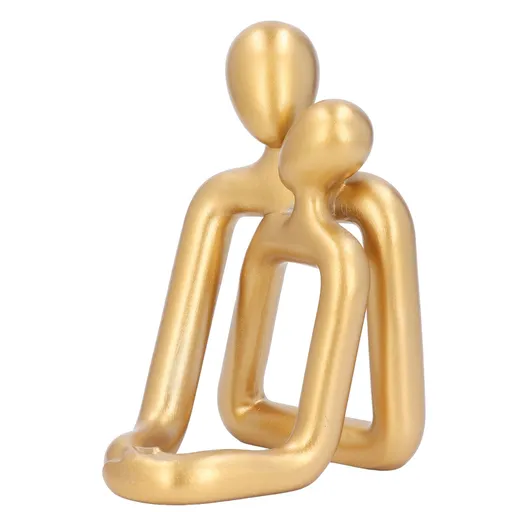 Love Sculpture Resin Exquisite Multifunctional Hugging Couple Sculpture for Home Décor