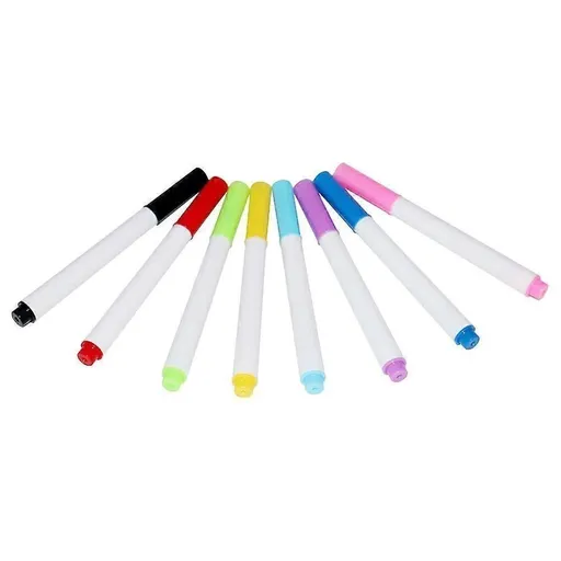 8Pcs Dry Erase Markers Planning Whiteboard Markers Painting Colored Markers Colored Erasable Pens