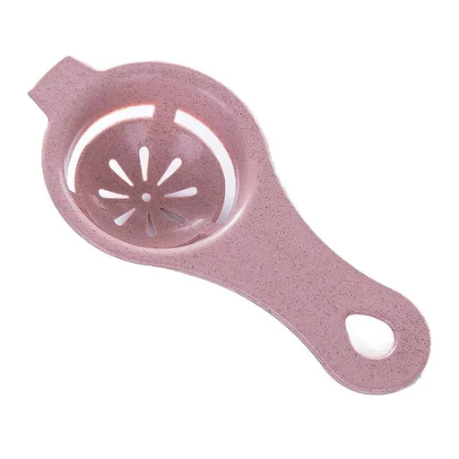 Egg Separator, Durable Egg Yolk White Separator Egg Divider Egg White Filter Egg Separator Tool for Kitchen Baking(pink)
