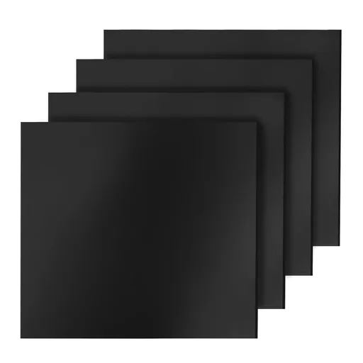 4Pcs Neoprene Rubber Sheet Long Lasting Durability Rubber Sheet Easy to Cut and Customize for DIY Gaskets Pads Seals Crafts Flooring