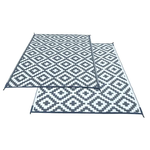 Outdoor Area Carpet PP Woven Waterproof Non Slip Breathable UV Proof RV Rug for Patio Garden Beach Lawn 6 X 9F / 1.8 X 2.7m