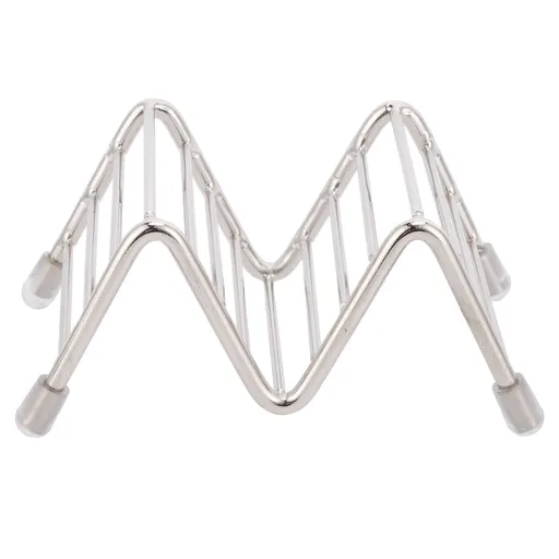 Taco Holder Innovative 304 Stainless Steel Pancake Stand Tray for Kitchen Restaurant1/2 Grid