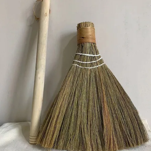 Multifunctional Handmade Broom for Home Decor Multi-Color Rustic Charm Easy to Store