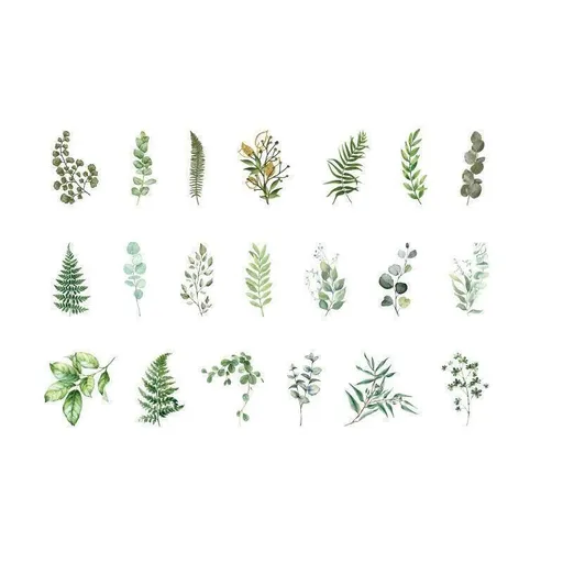 Scrapbooking Flower Stickers Pet Transparent Sticker - H