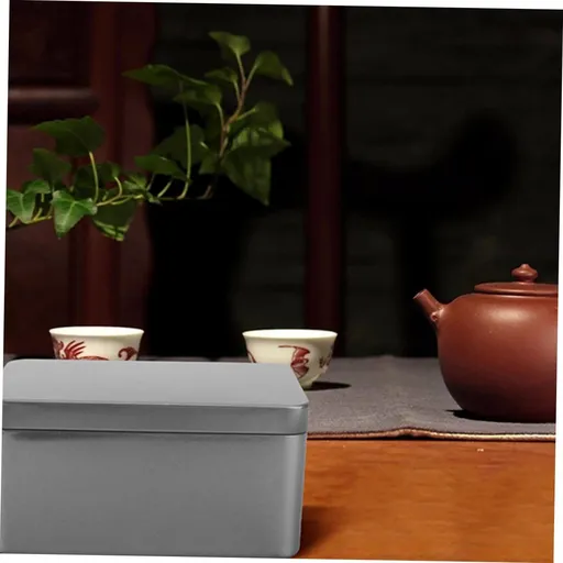 2pcs Containers with Lids Cookie Tin with Lids Storage Tin Tea Leaf Case Decorative Candle Bulk Cookies Snack Candle Jar Tinplate