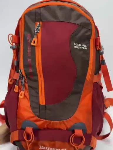 Hiking Backpack 35L Backpack Travel Backpack Outdoor Backpack Royal Mountain - Blue - Size M