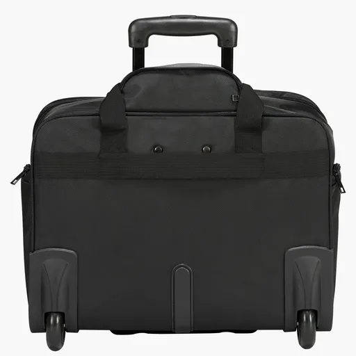 Rolling Laptop Bag 43.94 cm Wheeled Computer Bag for Women & Men Black