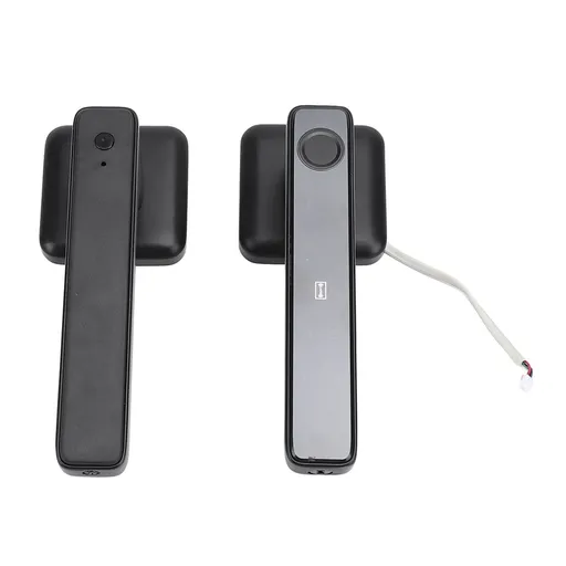 Fingerprint Door Smart Lock Passcode Keyless Door Entry Lock with Handle Keys IC Cards for Bedroom Home Hotel Office