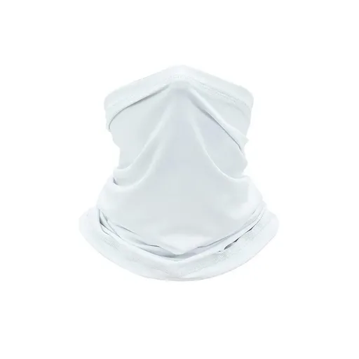 Sunblock Ice Silk Breathable Bandana Bib Face Scarf Fishing Biker Sport Headgear - White