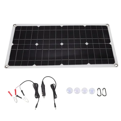 35W Solar Panel Portable USB Solar Panel Charger with Lightweight Thin Design for Vehicles Boats