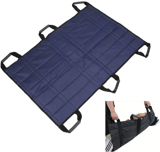 Patient Aid Positioning Bed Pad with Handles Bedding Protector Liner Incontinence Mattress Multi-Purpose Positioning Mattress