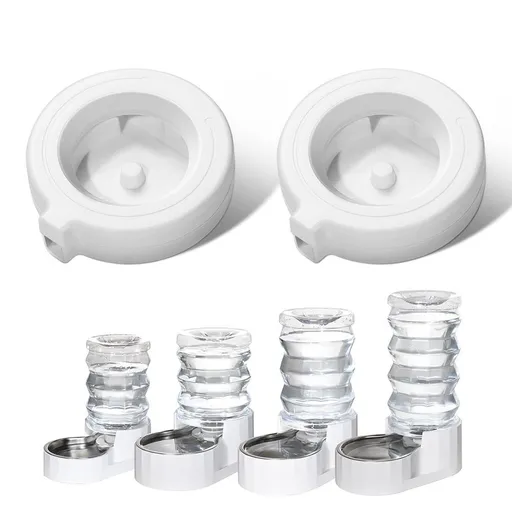 Replacement Filters for Automatic Pet Waterer, Water Dispenser Replacement Filters, Triple Filtration System, 4 Pack