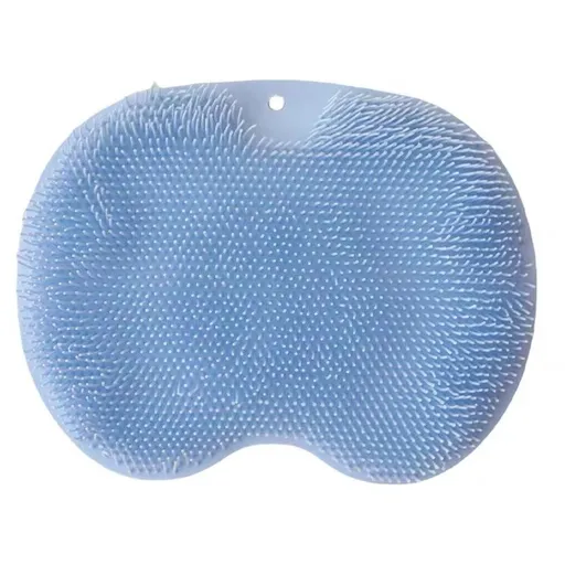 Shower Foot Scrubber Mat in Shower,Back Scrubber for Shower Washer Wall Mounted with Suction Cups,Exfoliating Soothes