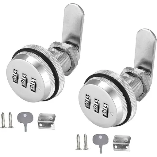 Pieces Drawer of Safety Letter Box Lock of Combination Cam Cabinet Code Lock Lock a Came Without Wrench