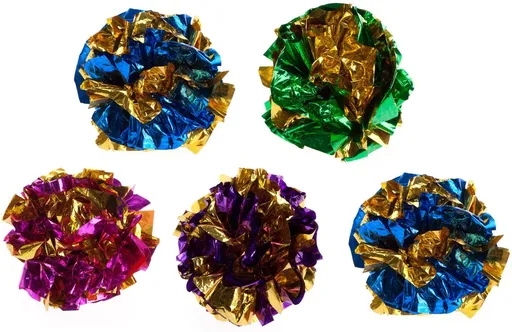 5x Crinkle Balls | Cat Toys | Cat Toys
