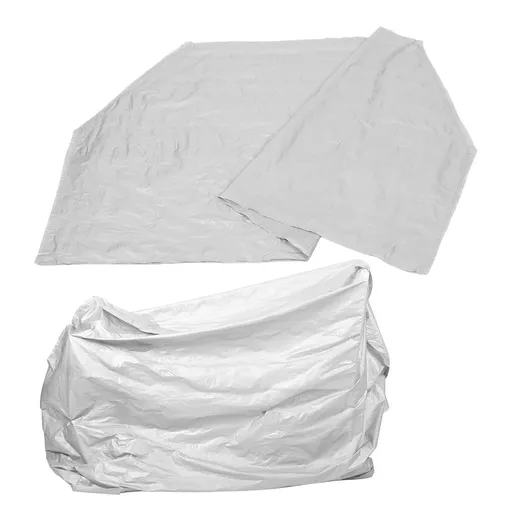 2-Pack White Motorcycle Covers Outdoor for Scooter, Moped, and Bikes