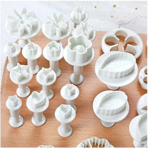 33 Pieces Fondant Cake Decorating Tools Set For Birthday Cake Decorating Fondant Cookie Sugar Paste