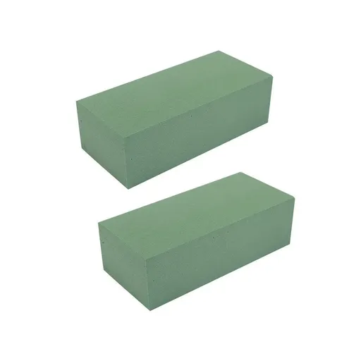 Floral Foam Blocks for Dry Wet Artificial Flower Arrangements Florist Supplies - Wet 2PCS