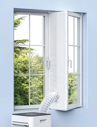 Water Repellent Window Sealing Cloth 400x37cm, Compatible with Portable Air Conditioners