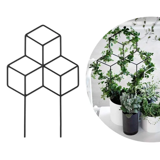 Metal Plant Trellis Indoor, Trellis for Potted Climbing Plants Small Iron Plants Support House Plant Trellis for Climbing