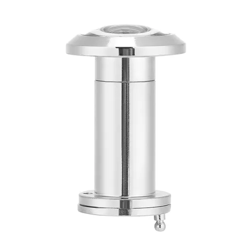 200 Degree Wide Viewing Angle Door Viewer with Heavy Duty Privacy Cover Bright Chrome