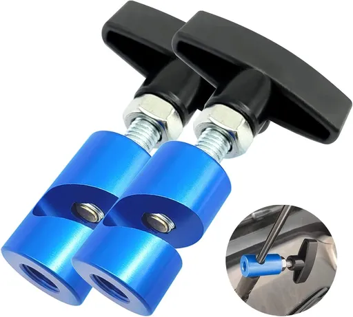 Hefsteunklem - 2 pieces - Bonnet support bar - Boot support - Non-slip device - Lifting bar - Non-slip tool