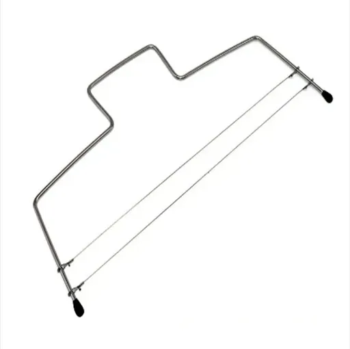Cake Leveler Slicer Stainless Cake Cutter Tool Steel Double Wire Cutting Slicing Tool Baking Accessories Easy to Use for Kitchen