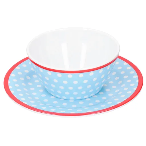 Bowl Dish Set Imitation Porcelain Fruit Salad Dessert Plate Dinnerware Tableware