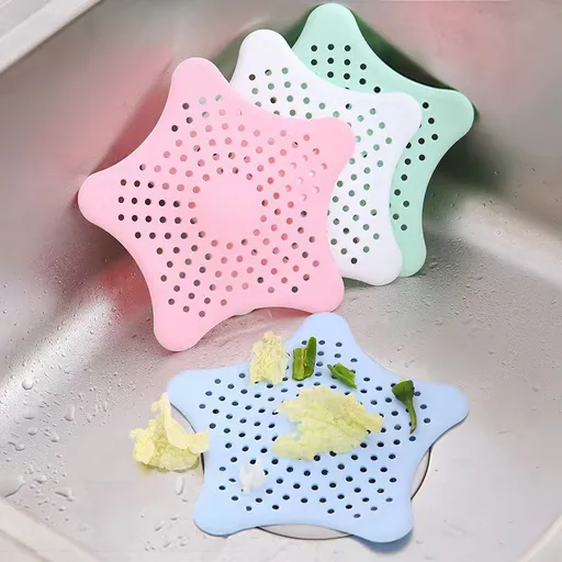 Silicone Drain Cover / Filter for Sink, Bathtub, Shower Green