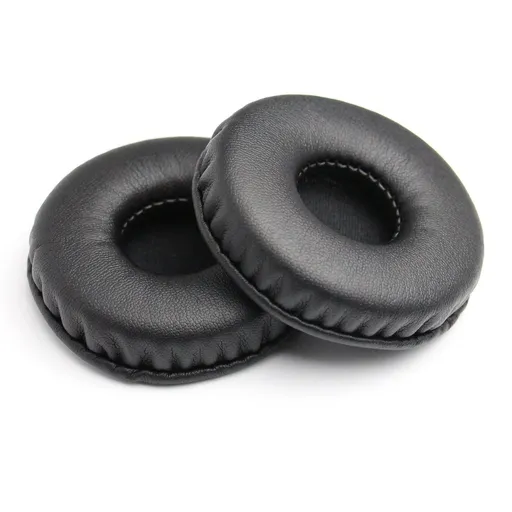 Replacement Earpads Leather Ear Cushions Universal Diameter 70MM Black