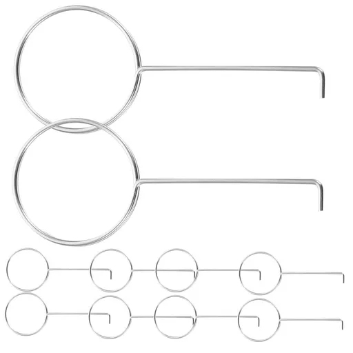 50-Piece Stainless Steel Floor Drain Removal Hook Set for Bathroom and Kitchen Plumbing Tools
