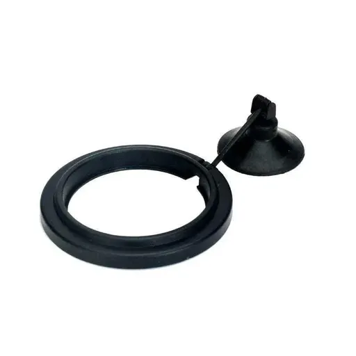 Fish Feeding Ring Aquarium Fish Tank Feeder Floating Fish Food Feeder Fish Food Black - Black Circle