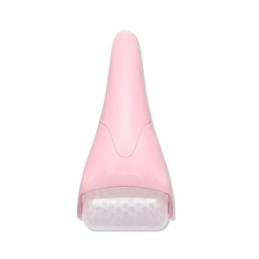 Detachable Ice Roller Facial Massager, Cooling Ice Bead Roller for Skin Soothing and Pore Minimizing, Full-Body Cold Massage Tool—Pink