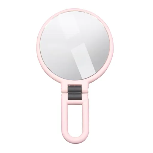 Foldable Travel Makeup Mirror with Handle Compact Cosmetic Mirror Magnifying Makeup Mirror with Foldable Handle Portable Versatile